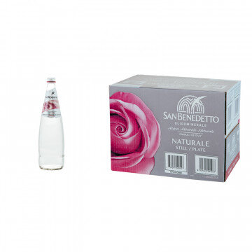 Вода минеральная San Benedetto 0,75л негаз. стекло 12 шт/уп