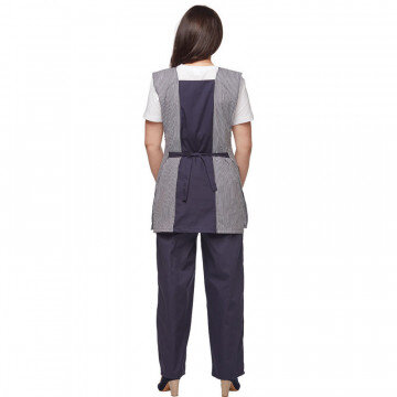 Костюм для горничных и уборщиц у08-СБР синий (р.56-58)р.158-164