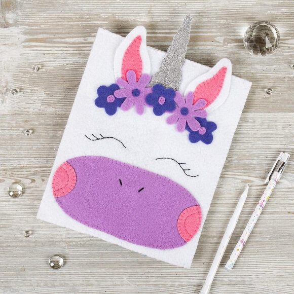 Набор для шитья игрушки Miadolla Обложка для тетради Единорог,TF-0359