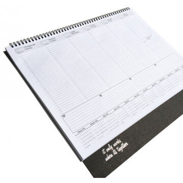 Планер-еженедельник настольн,недатир,420х350мм,54л,евроспираль,тиснен_08092