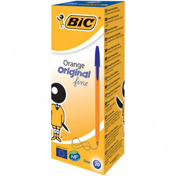 Ручка шариковая BIC Orange синий 0,35мм Франция Ручка шариковая BIC Orange синий 0,35мм Франция