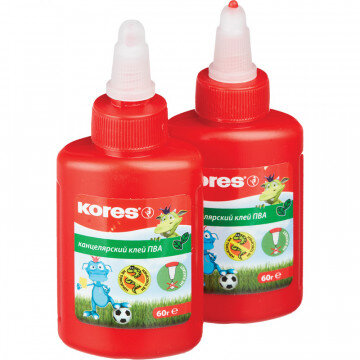 Клей ПВА 60г Kores GluKIDS