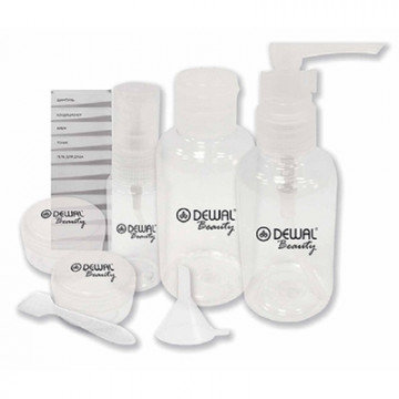 Набор дорожный баночек для путешествий Dewal Beauty, 7пр.DBTS5D