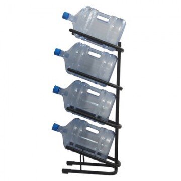 Метал.Мебель KD_Бридж-4 стеллаж для воды бутилир. на 4 тары,цв.черный Метал.Мебель KD_Бридж-4 стеллаж для воды бутилир. на 4 тары,цв.черный