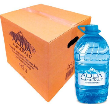 Вода питьевая Аква Минерале ПЭТ 5,0л негаз. 4 шт/уп