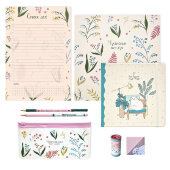 Набор Be Smart, Garden, скетчб,альб.и канц.тов. 8предм.кор. SET-SCH-21-02