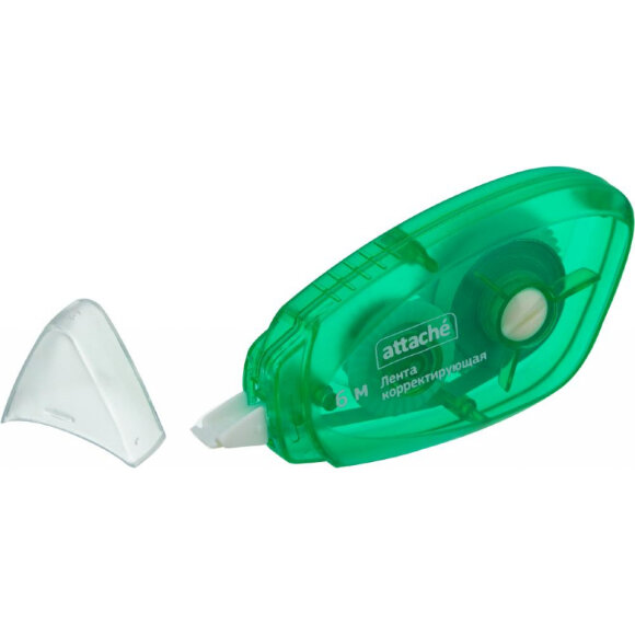 Корректирующая лента Attache 5ммx8м с подкручивающимся механизмом, цвет асс