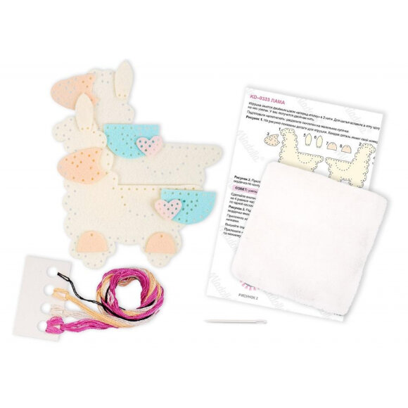 Набор для шитья игрушки Miadolla Лама,KD-0333