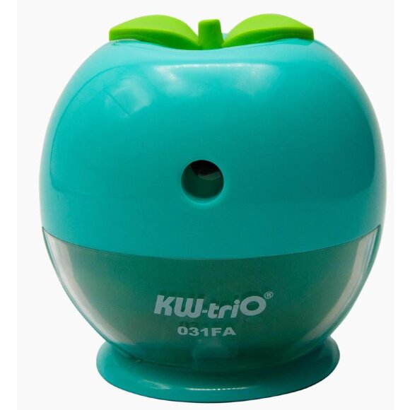 Точилка механическая детская Kw-Trio Яблоко, пластик,цвет в асс  31FA