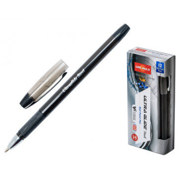Ручка шариковая Unimax Ultra Glide Steel 1мм, чер, масл, неавтом. Ручка шариковая Unimax Ultra Glide Steel 1мм, чер, масл, неавтом.