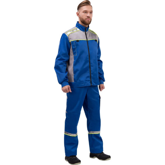 Спец.одежда летняя Костюм муж. л26-КПК вас/сер (р.56-58) 170-176 Спец.одежда летняя Костюм муж. л26-КПК вас/сер (р.56-58) 170-176