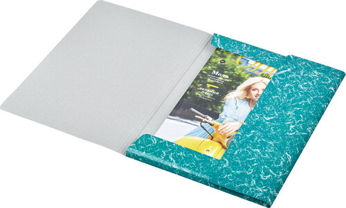 Папка картонные Аttache на резинке, зеленый Папка картонные Аttache на резинке, зеленый