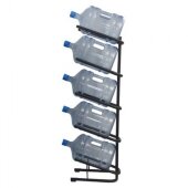 Метал.Мебель KD_Бридж-5 стеллаж для воды бутилир. на 5 тар, цв.черный