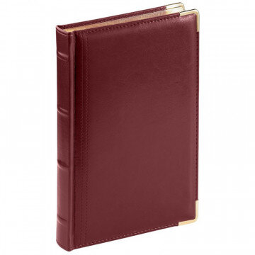 Ежедневник п/дат. А5+, 208л, BOSS бордовый 3-404/270