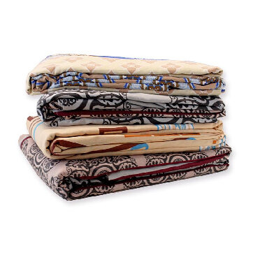 Постельное белье 1,5сп бязь 125гр/м2(2прост.,1навол.70х70)ассорт