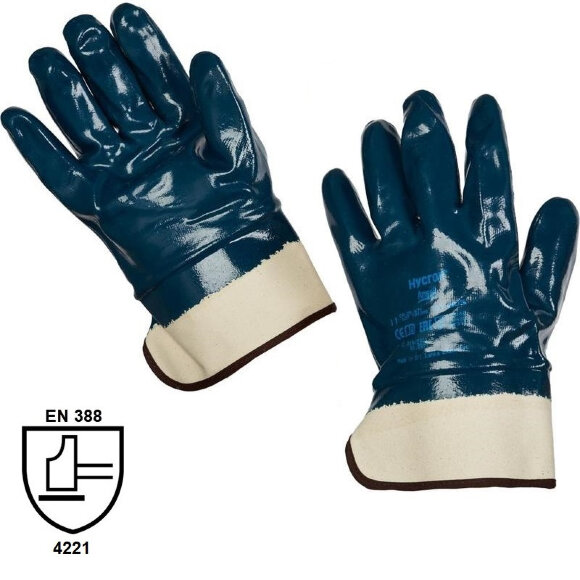 Перчатки защитные Ansell ХАЙКРОН полное нитриловое покр крага (27-805)р.11