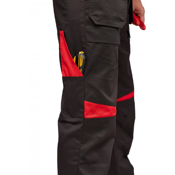 Спец.одежда летняя Костюм муж. л29-КПК черн/красн (р.52-54) 170-176
