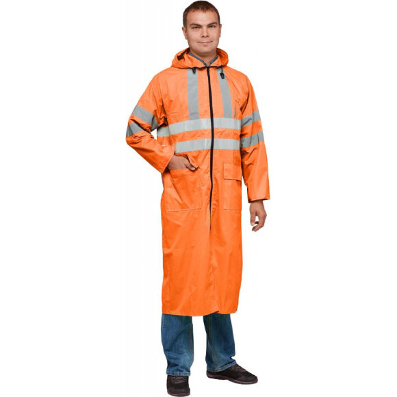 Плащ ПВХ Тайфун орж.СОП 44-46/170-176  100879