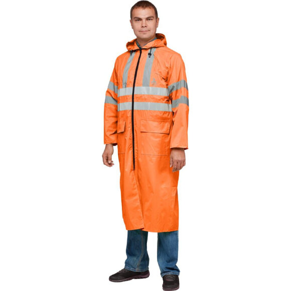 Плащ ПВХ Тайфун орж.СОП 44-46/170-176  100879