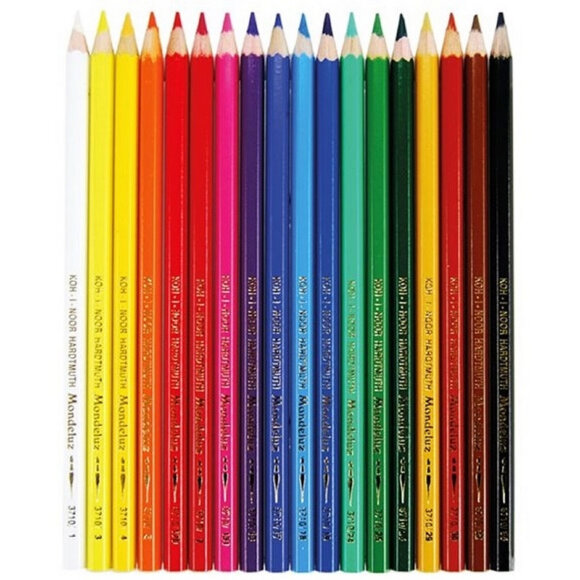 Карандаши акварельные KOH-I-NOOR, MONDELUZ 18 цв. шестигрй, 3717/18 Карандаши акварельные KOH-I-NOOR, MONDELUZ 18 цв. шестигрй, 3717/18