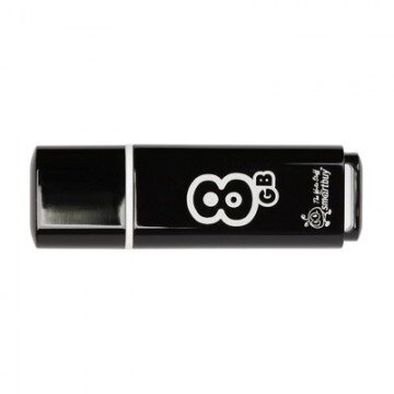 Флеш-память Smartbuy 8GB Glossy series Black Флеш-память Smartbuy 8GB Glossy series Black
