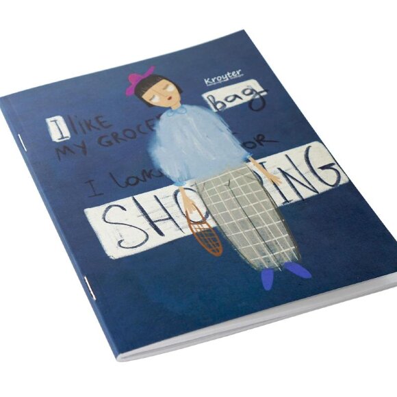 Тетрадь общая А5,48л,165х206,кл,скреп,обл.карт,бл.65гр Серия В тренде 00010