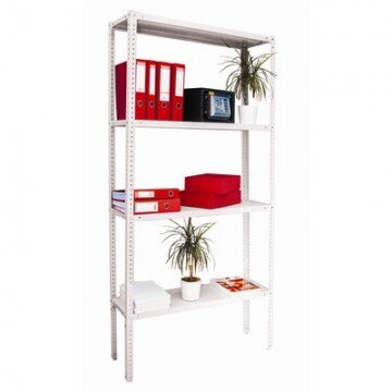 Метал.Мебель P_МС-254/900 усиленный стеллаж с 4-мя полками 1000х500х2000