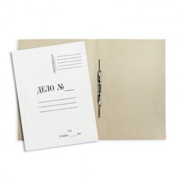 Папка скоросшиватель ДЕЛО 280 г/м2 мелов. 20шт/уп.