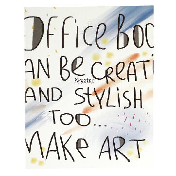 Тетрадь общая А5,48л,165х206,клет,скрепка,обл.карт,бл.65гр Серия Арт 00052