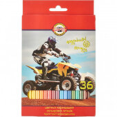 Карандаши цветные 36цв 6-гран Koh-I-Noor SPORT 3555 Карандаши цветные 36цв 6-гран Koh-I-Noor SPORT 3555