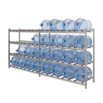 Метал.Мебель KD_Бомис-32 стеллаж для воды бутилир. на 32 тары