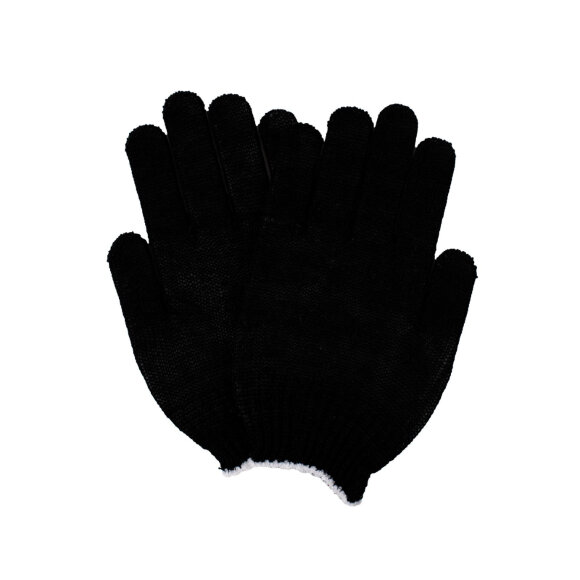 Перчатки защитные трикотажные Эконом 3 Нити 7,5класс ЧЕРН без ПВХ 300пар/уп