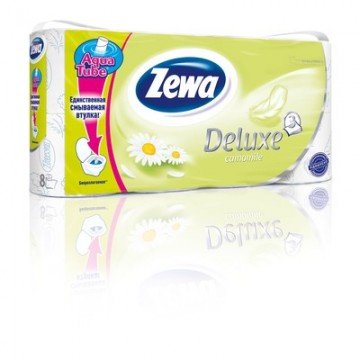 Бумага туалетная Zewa Deluxe ром 3с бел100%цел втул20,7м 150л 8рул/уп 5365 Бумага туалетная Zewa Deluxe ром 3с бел100%цел втул20,7м 150л 8рул/уп 5365