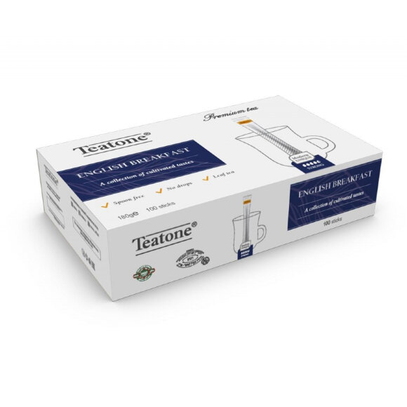 Чай Английский завтрак TEATONE черный, 1 уп.x 100 стиков