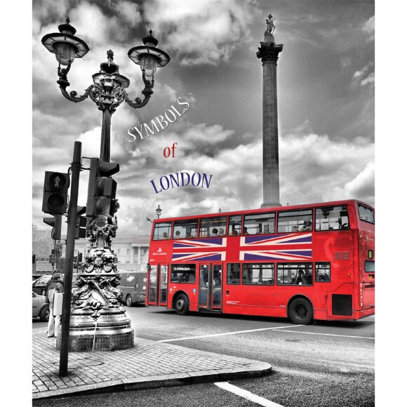 Тетрадь общая А4,80л,клетка,скрепка London ТО80А49375 в ассор