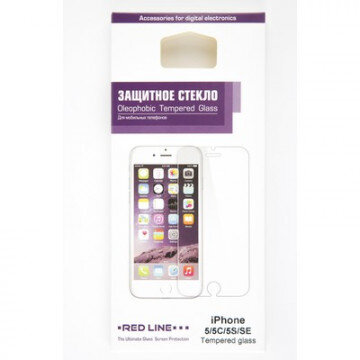 Стекло защитное iPhone 5/5C/5S/SE tempered glass