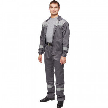 Спец.одежда летняя Костюм муж. л22-КБР т.сер./св.сер (р.44-46) 158-164 Спец.одежда летняя Костюм муж. л22-КБР т.сер./св.сер (р.44-46) 158-164