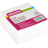 Блок-кубик ATTACHE ЭКОНОМ запасной 9х9х4,5 белый 80 г, 92% Блок-кубик ATTACHE ЭКОНОМ запасной 9х9х4,5 белый 80 г, 92%