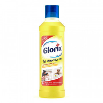 Средство для мытья пола GLORIX Лимонная энергия 1л