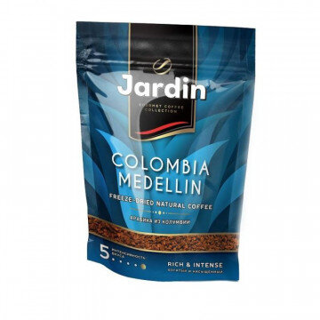 Кофе Jardin Colombia Medellin раств . субл . 150 г пакет