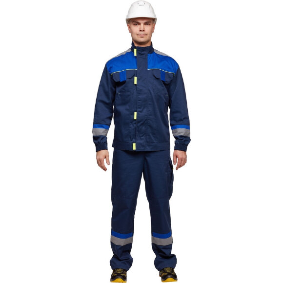 Спец.одежда летняя Брюки муж. л24-БР синие (р.56-58) 182-188