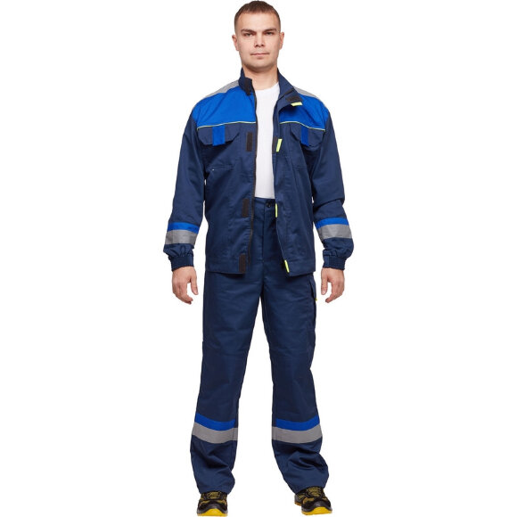 Спец.одежда летняя Брюки муж. л24-БР синие (р.56-58) 182-188