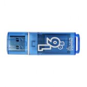 Флеш-память Smartbuy 16GB Glossy series Blue Флеш-память Smartbuy 16GB Glossy series Blue