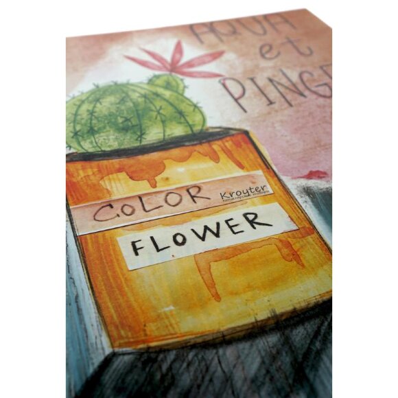 Альбом д/рисов.акварелью 10л А3,склейка,тв.подл,бл.180гр Серия Flower 00020