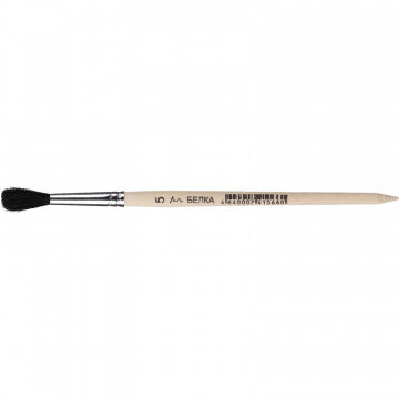 Кисть №1School,белка,круглая,№5 Кисть №1School,белка,круглая,№5