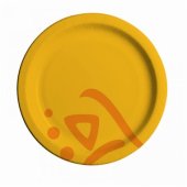 Тарелка одноразовая бумажная Whizz d=23 см, 50 шт/уп.