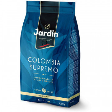 Кофе Jardin Colombia supremo в зернах, 1кг