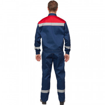 Спец.одежда летняя Костюм муж. л20-КПК син/красн (р.52-54) 170-176