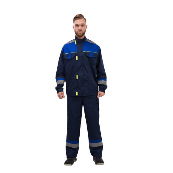 Спец.одежда летняя Полукомбинезон муж. л24-ПК синий (р.52-54) 182-188 Спец.одежда летняя Полукомбинезон муж. л24-ПК синий (р.52-54) 182-188