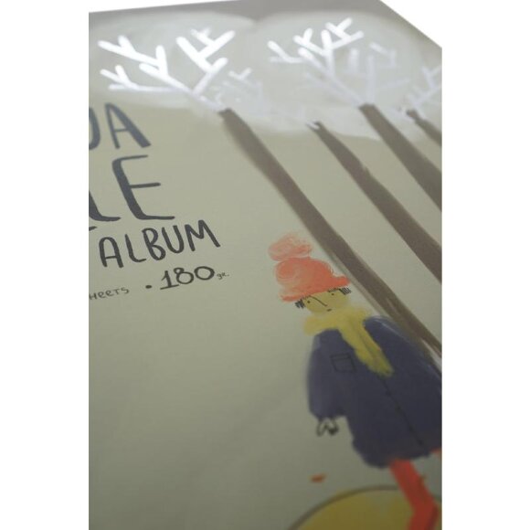 Альбом д/рисов.акварелью 20л А3,склейка,тв.подл,бл.180гр Серия Друзья 00078